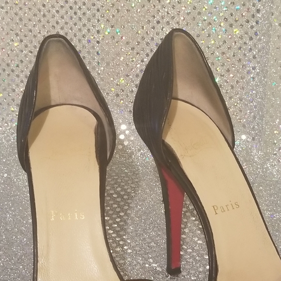 😈 Christian Louboutin Turbella in Black sz 36.5 - Picture 3 of 11